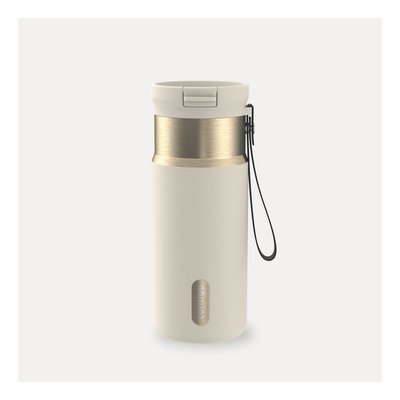 Contigo SnapSeal Insulated Stainless Steel Water Bottle, 16 oz (Oatmilk Cream), product photo
